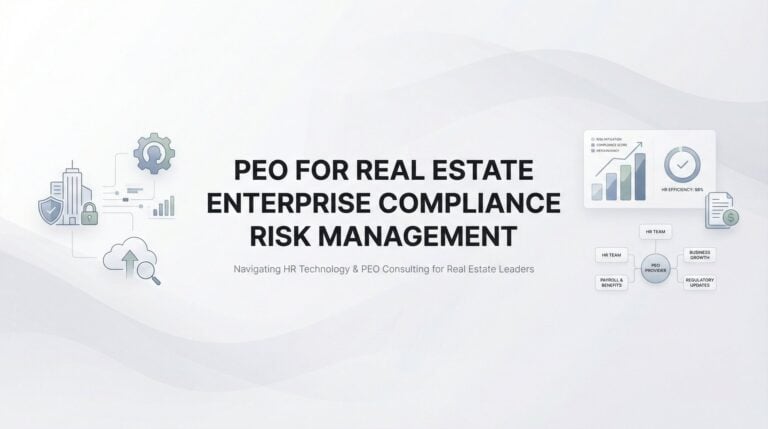 PEO for Real Estate Enterprise Compliance Risk Management: What Actually Matters