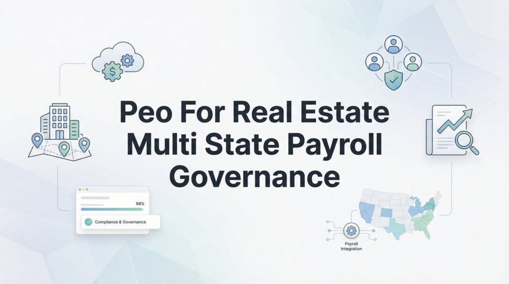 PEO for Real Estate Multi-State Payroll Governance: Managing Compliance Across State Lines