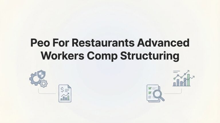 7 Advanced Workers’ Comp Structuring Strategies for Restaurant PEOs