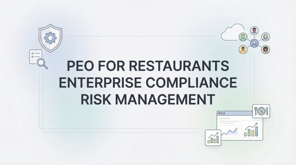 PEO for Restaurants: Enterprise Compliance Risk Management That Actually Works