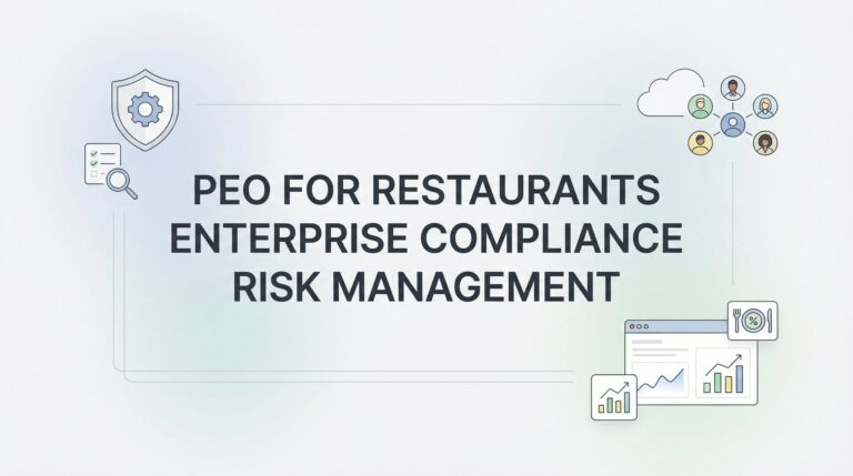 PEO for Restaurants: Enterprise Compliance Risk Management That Actually Works