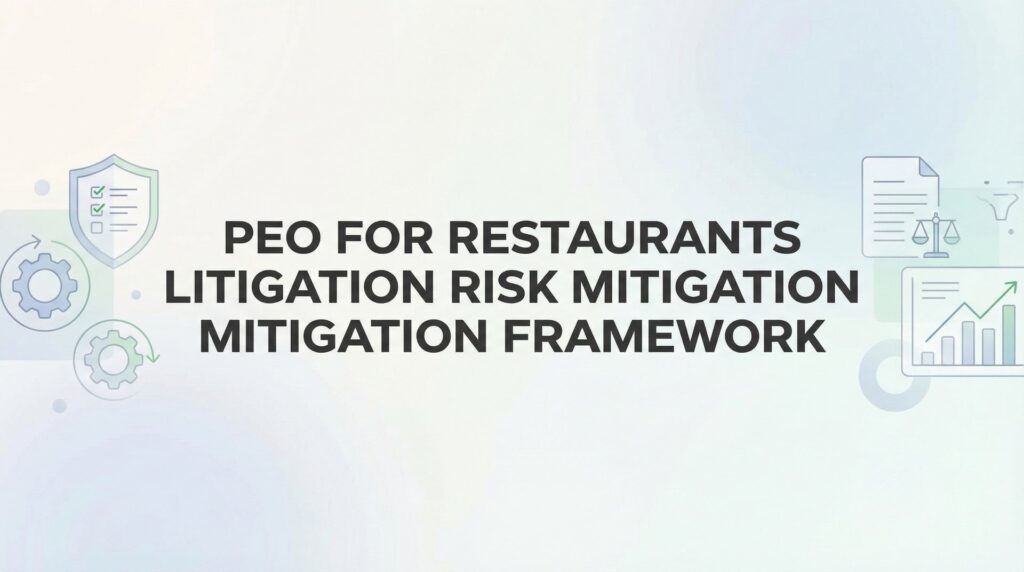 7 Litigation Risk Mitigation Strategies for Restaurants Using a PEO