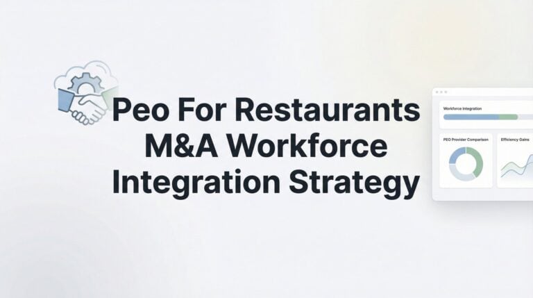 How to Integrate Restaurant Workforces After M&A Using a PEO: A Practical Playbook