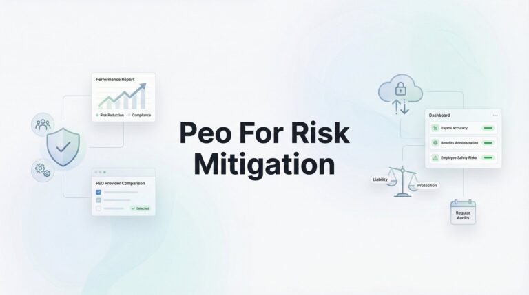 PEO for Risk Mitigation: How Co-Employment Actually Protects Your Business