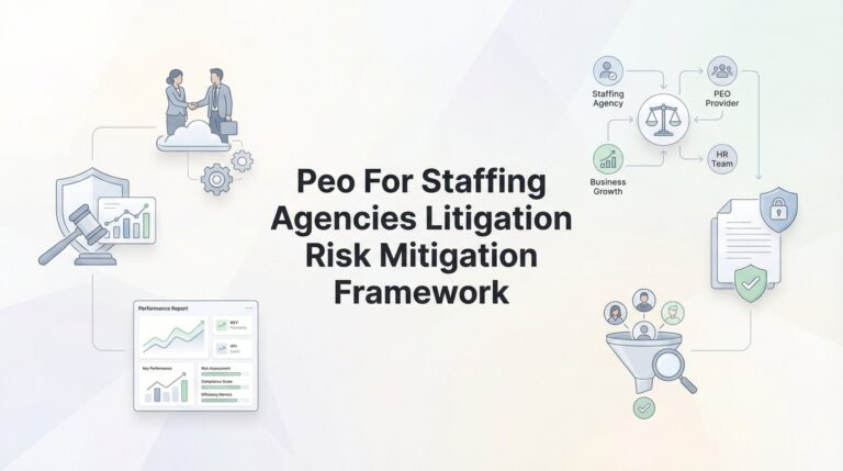 PEO for Staffing Agencies: Building a Litigation Risk Mitigation Framework