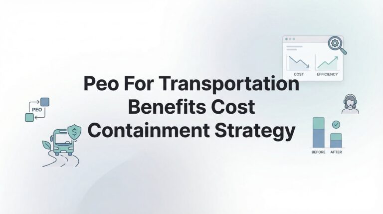 7 PEO Strategies for Containing Transportation Benefits Costs