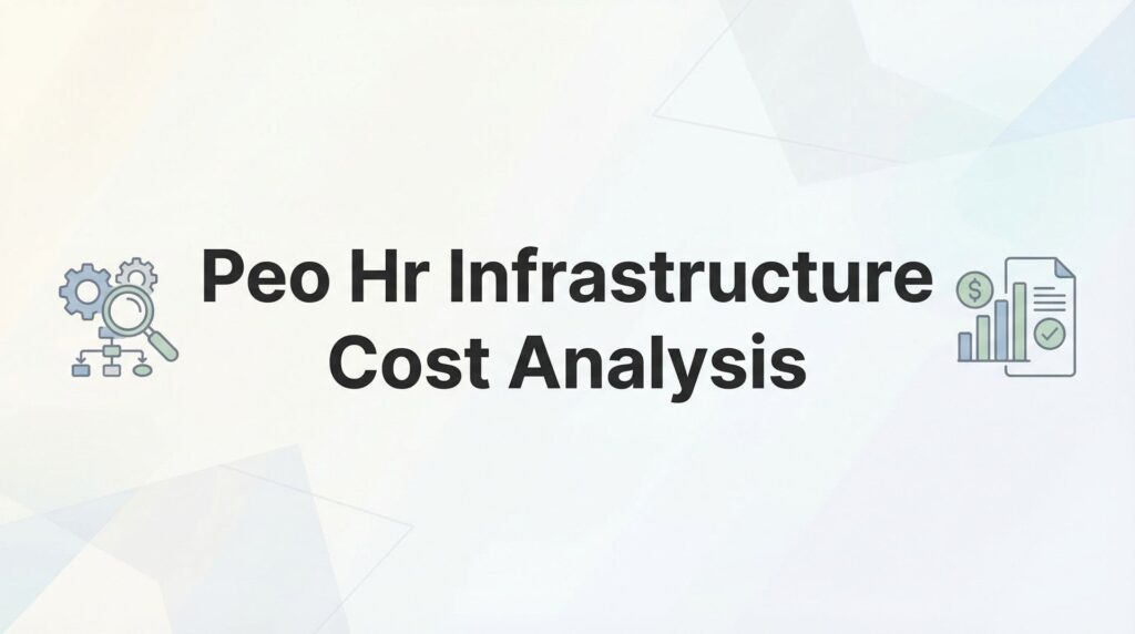 7 Practical Strategies for PEO HR Infrastructure Cost Analysis