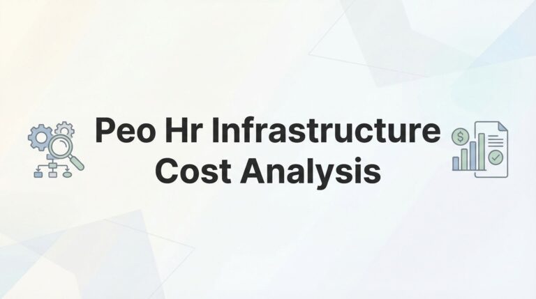 7 Practical Strategies for PEO HR Infrastructure Cost Analysis