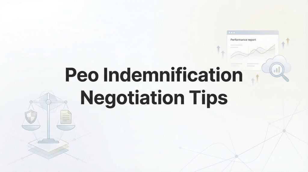 7 PEO Indemnification Negotiation Tips That Actually Protect Your Business