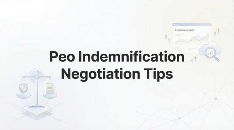 7 PEO Indemnification Negotiation Tips That Actually Protect Your Business
