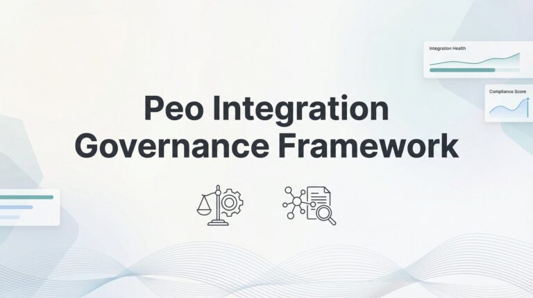 PEO Integration Governance Framework: Building Structure Around Your Co-Employment Partnership