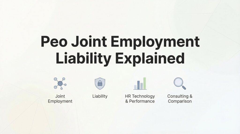 PEO Joint Employment Liability Explained: What Business Owners Actually Need to Know