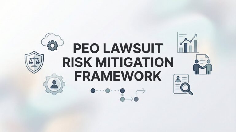 7 Practical Strategies to Reduce PEO Lawsuit Risk Before It Becomes Your Problem