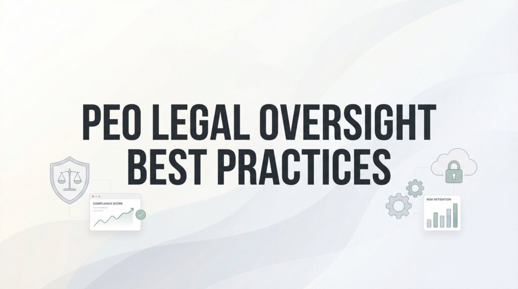 7 PEO Legal Oversight Best Practices That Protect Your Business