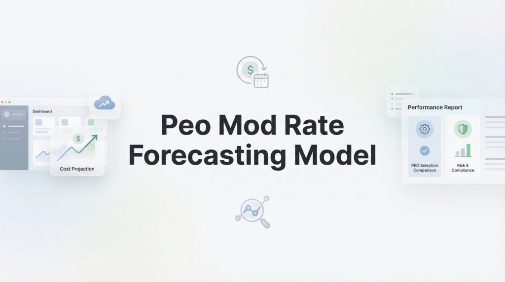 PEO Mod Rate Forecasting Model: How to Predict Your Workers’ Comp Costs Before They Spike