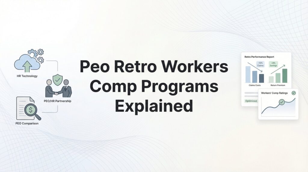 PEO Retro Workers Comp Programs Explained: How Retrospective Rating Affects Your Bottom Line