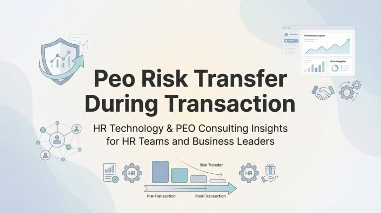 PEO Risk Transfer During Transaction: What Actually Shifts When You Sign