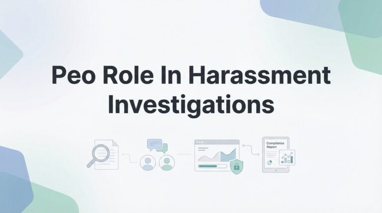 PEO Role in Harassment Investigations: What Actually Happens When You File a Complaint
