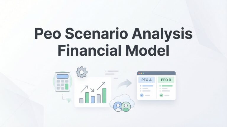 How to Build a PEO Scenario Analysis Financial Model: A Practical Guide