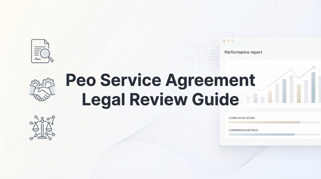 How to Review Your PEO Service Agreement: A Legal Checklist for Business Owners