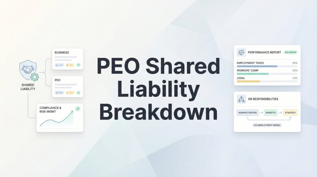 PEO Shared Liability Breakdown: What You Actually Own vs. What the PEO Covers