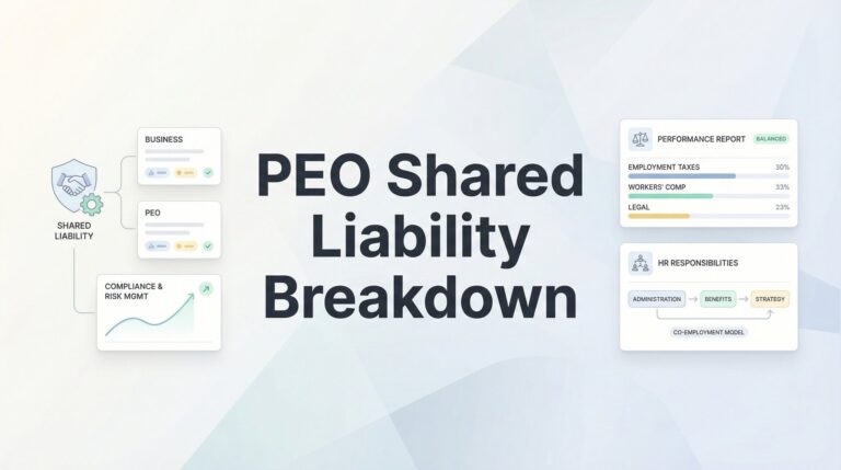 PEO Shared Liability Breakdown: What You Actually Own vs. What the PEO Covers