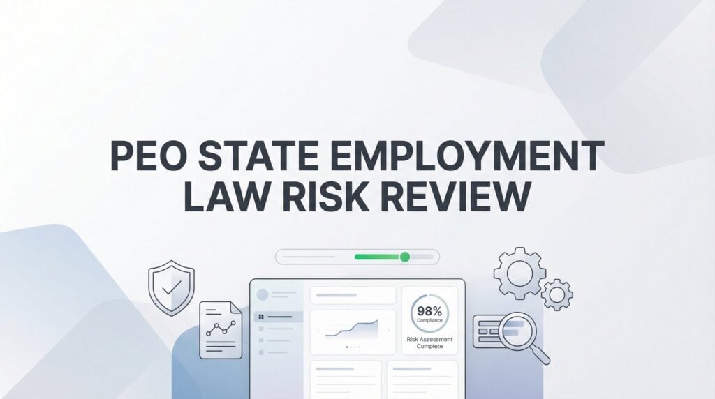 How to Conduct a PEO State Employment Law Risk Review Before You Sign