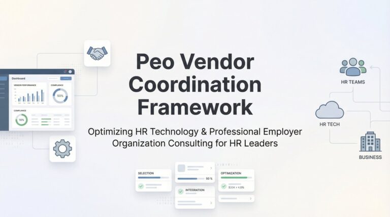 PEO Vendor Coordination Framework: How to Manage Multiple Providers Without Losing Your Mind