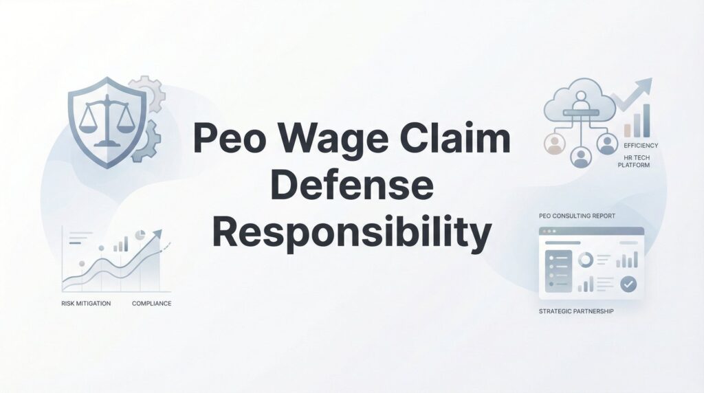 PEO Wage Claim Defense Responsibility: Who Handles What When Employees File Claims