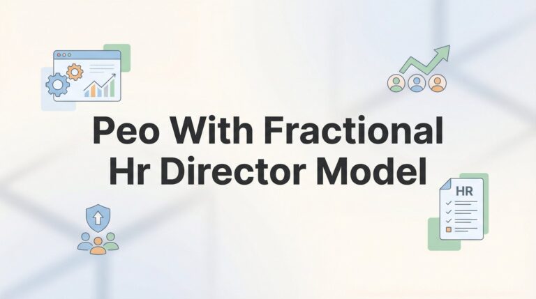 PEO with Fractional HR Director Model: When Two Outsourced Solutions Work Together