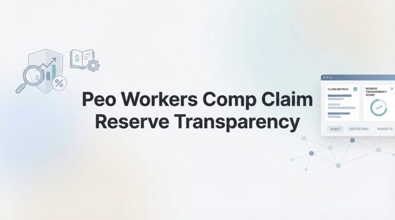 PEO Workers Comp Claim Reserve Transparency: What You’re Not Being Told