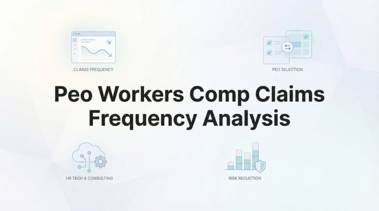 PEO Workers Comp Claims Frequency Analysis: What the Numbers Actually Tell You