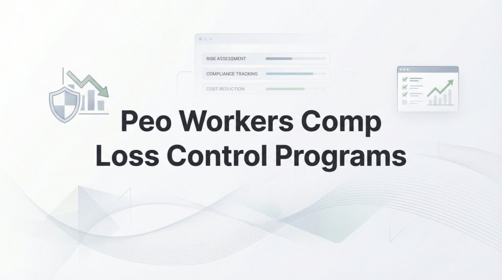 7 PEO Workers Comp Loss Control Programs That Actually Reduce Claims