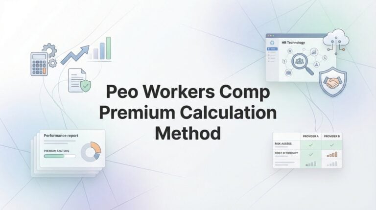How to Calculate PEO Workers’ Comp Premiums: A Step-by-Step Breakdown