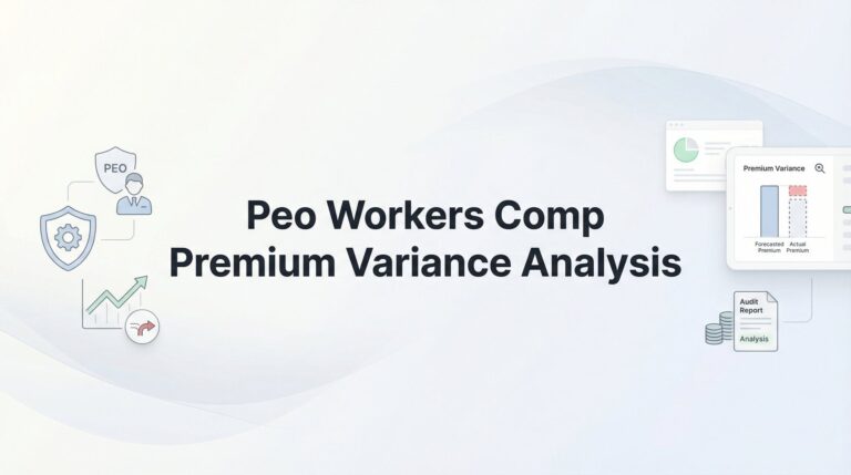 PEO Workers Comp Premium Variance Analysis: Finding Hidden Costs in Your Insurance Spend