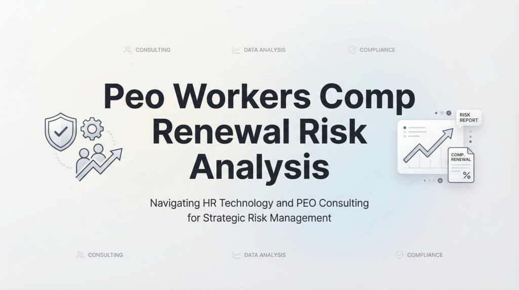 How to Run a Workers’ Comp Renewal Risk Analysis Before Your PEO Contract Renews