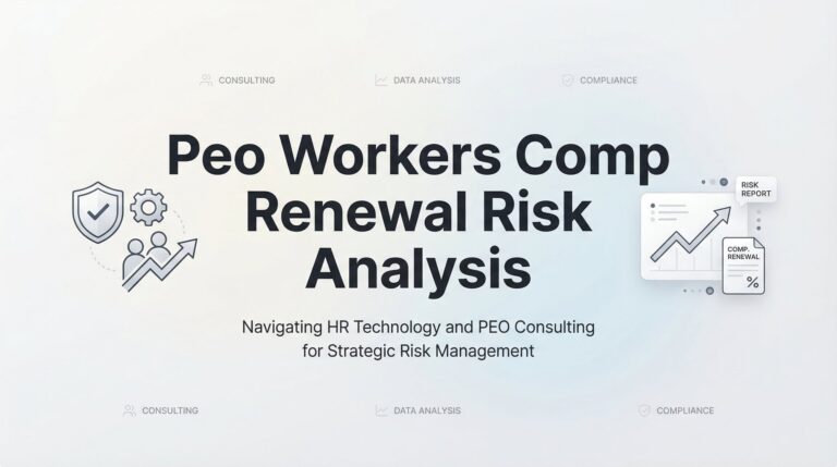 How to Run a Workers’ Comp Renewal Risk Analysis Before Your PEO Contract Renews