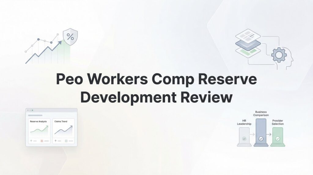 How to Review Your PEO’s Workers’ Comp Reserve Development (And Spot Red Flags Before They Cost You)