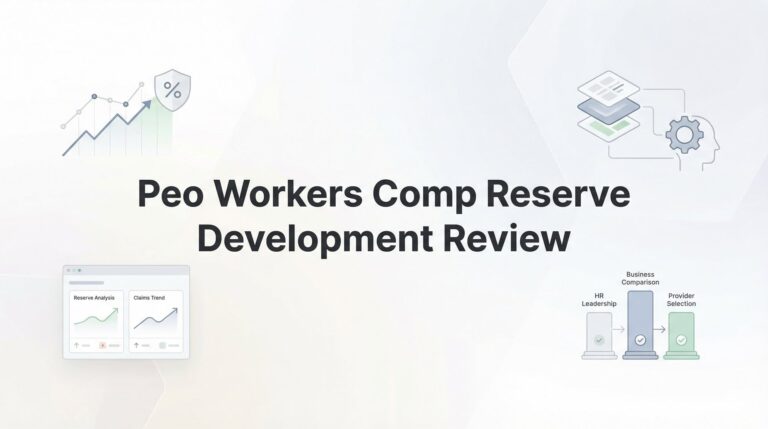 How to Review Your PEO’s Workers’ Comp Reserve Development (And Spot Red Flags Before They Cost You)