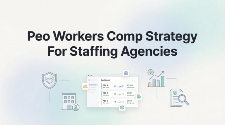 7 PEO Workers’ Comp Strategies That Actually Work for Staffing Agencies