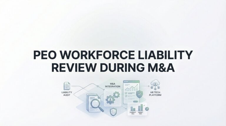 How to Review PEO Workforce Liability During M&A: A Step-by-Step Due Diligence Guide