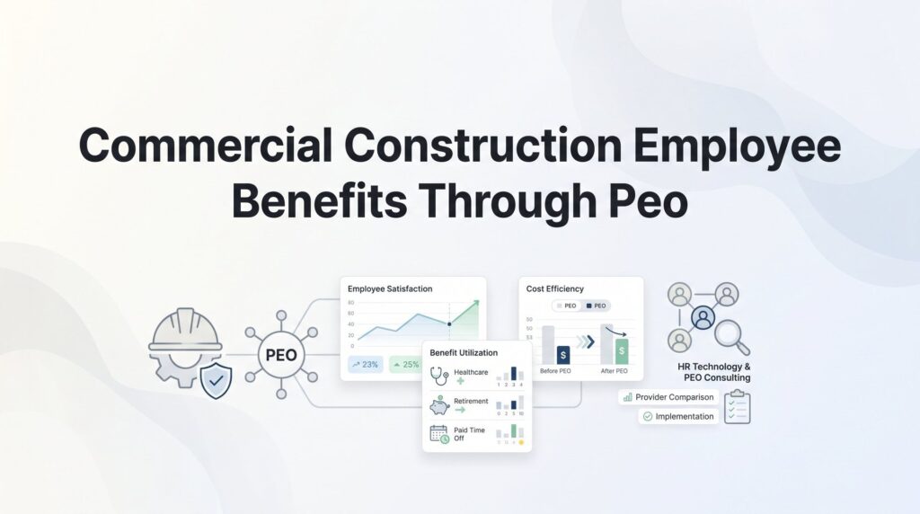Commercial Construction Employee Benefits Through PEO: What Actually Works on Jobsites