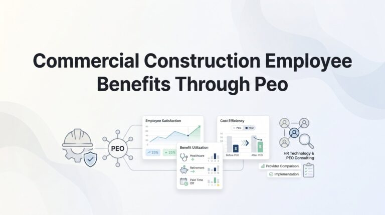 Commercial Construction Employee Benefits Through PEO: What Actually Works on Jobsites