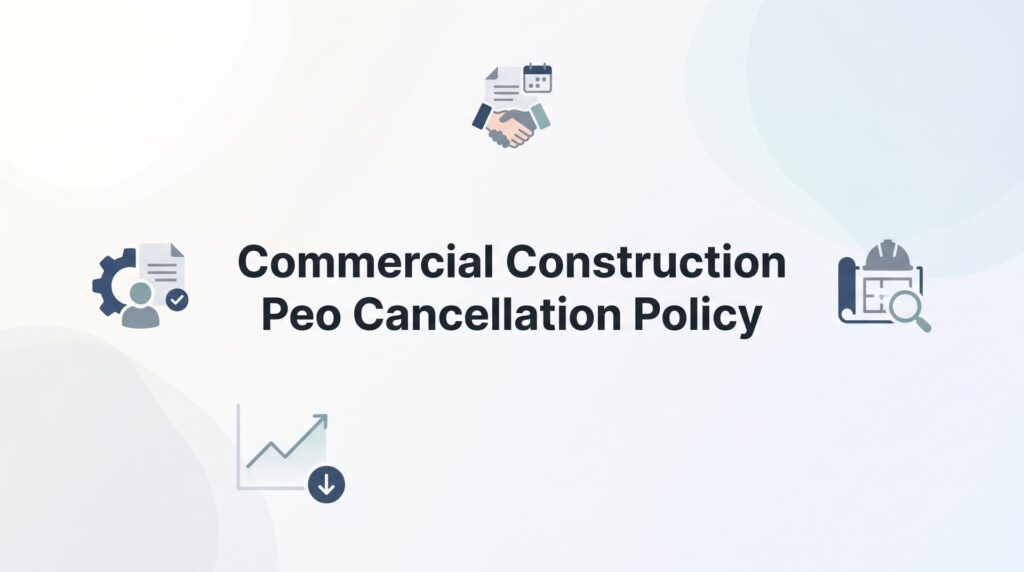 Commercial Construction PEO Cancellation Policy: What Contractors Need to Know Before Signing