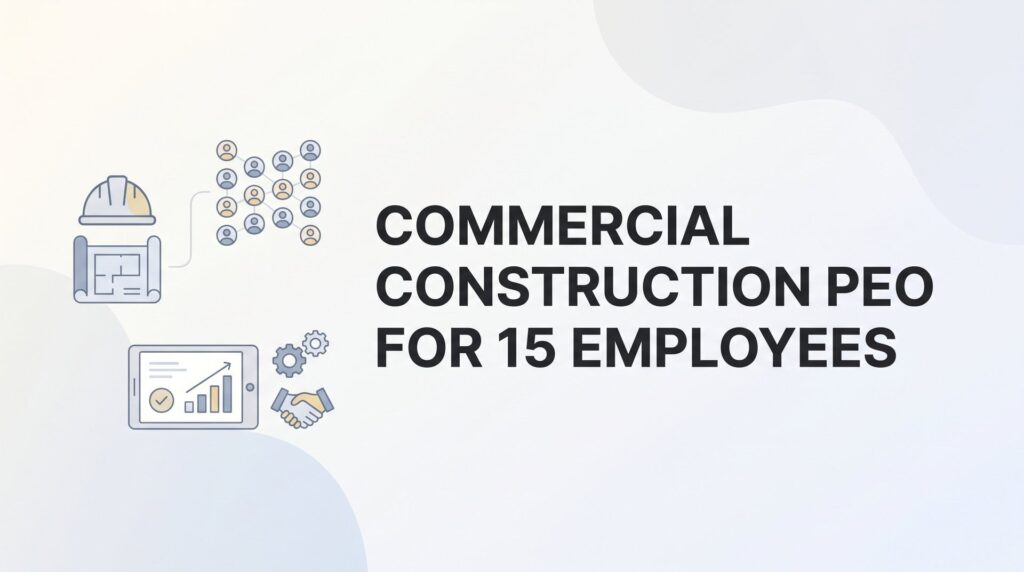7 Strategies for Choosing a Commercial Construction PEO at 15 Employees