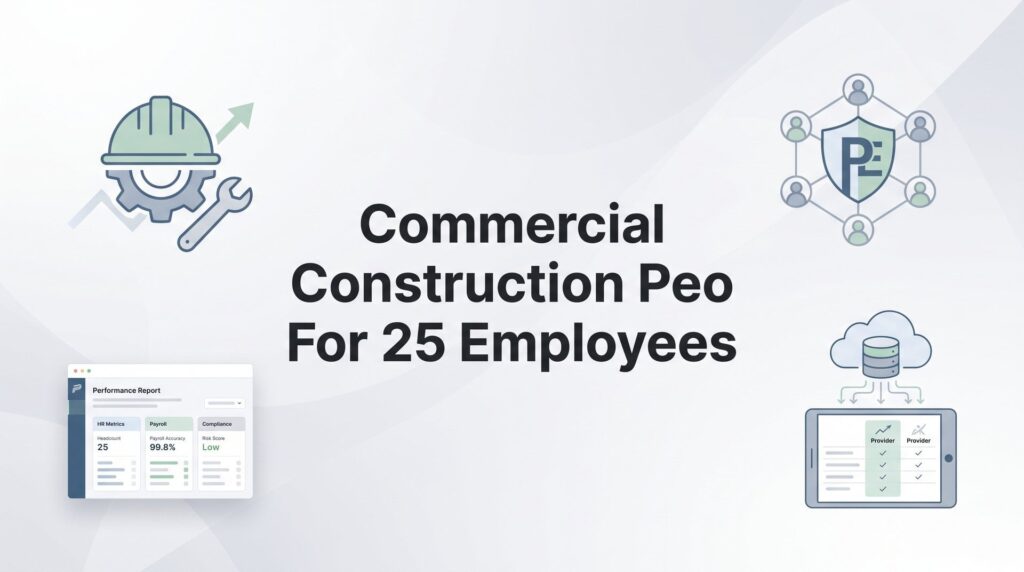 7 Smart Strategies for Choosing a Commercial Construction PEO at 25 Employees
