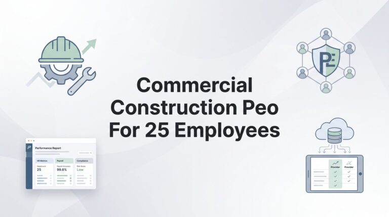 7 Smart Strategies for Choosing a Commercial Construction PEO at 25 Employees