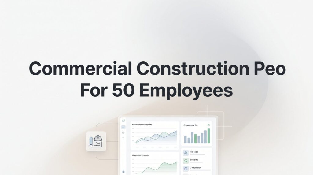 7 Strategies for Choosing a Commercial Construction PEO at 50 Employees