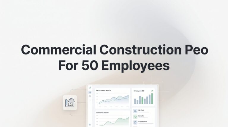 7 Strategies for Choosing a Commercial Construction PEO at 50 Employees