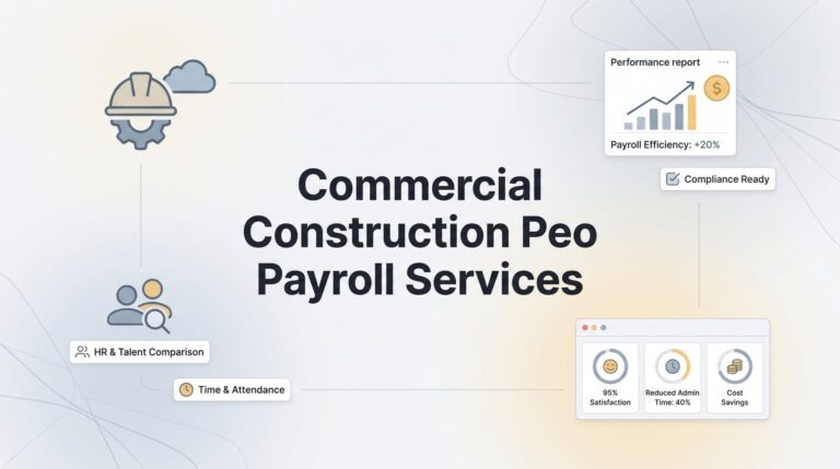 Commercial Construction PEO Payroll Services: What Contractors Actually Need to Know